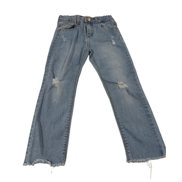 Zara Girl 4-5 Years Distressed Jeans - Picture 1 of 5